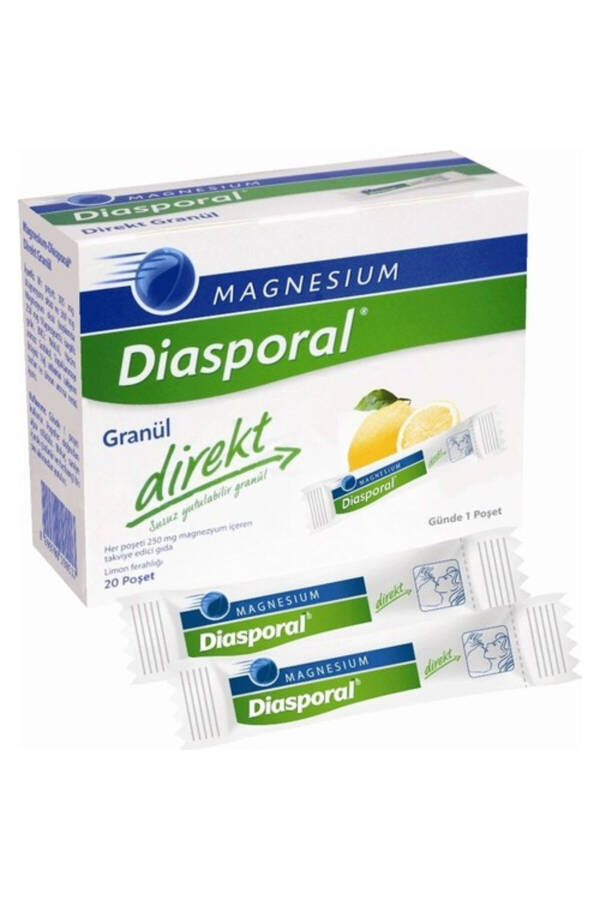 Magnesium Diasporal Granules 20 Sachets - 9