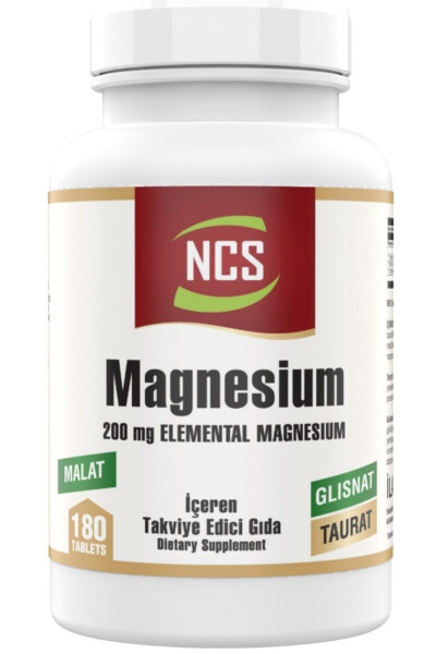 Magnesium Malate Glycinate Taurate 180 Tablets - 1