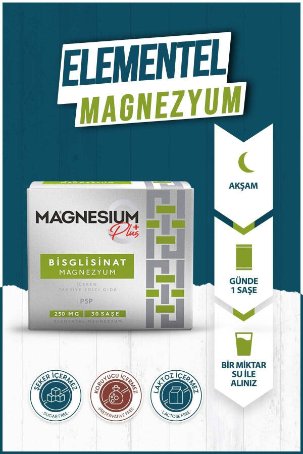 Magnesium Plus g Magnesium Bisglycinate p5p - 3