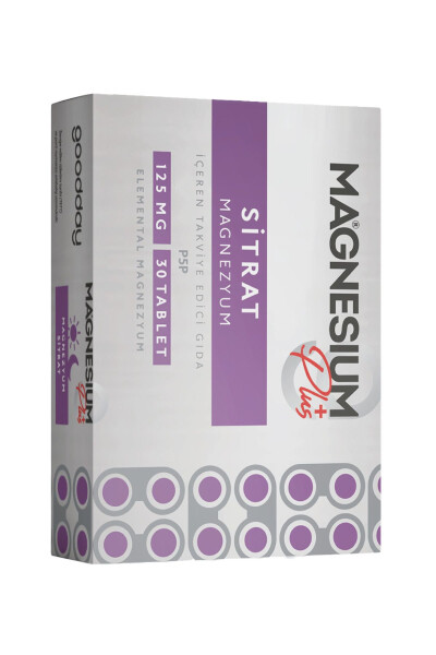 Magnesium Plus S (MAGNESIUM CITRATE) & P5p 30 Tablets - 1