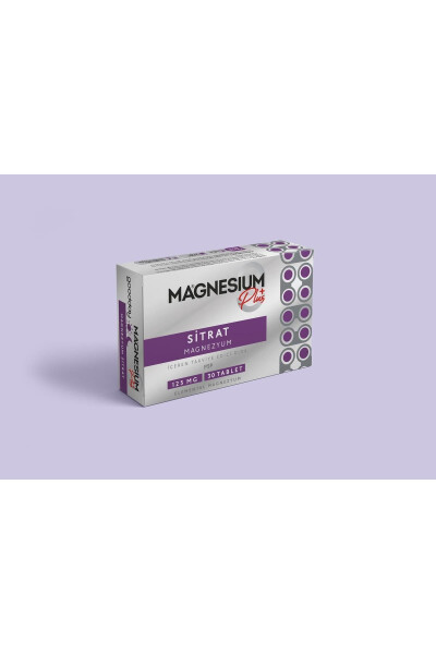 Magnesium Plus S (MAGNESIUM CITRATE) & P5p 30 Tablets - 2