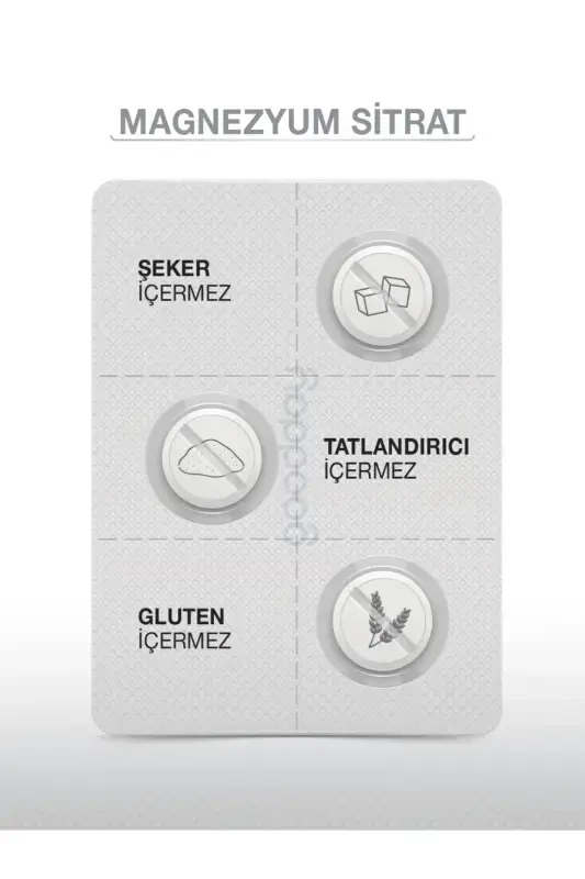 Magnesium Plus S (MAGNESIUM CITRATE) & P5p 30 Tablets - 6