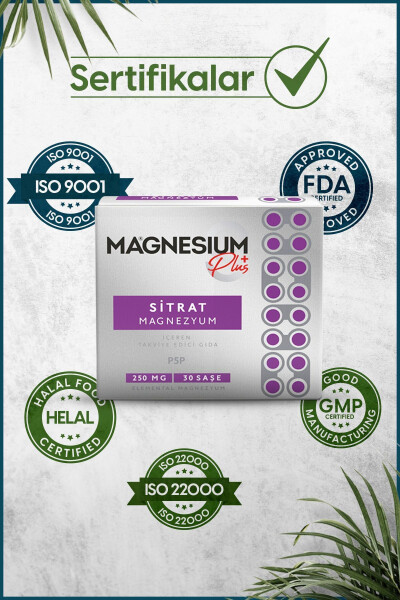 MAGNESIUM PLUS S (MAGNESIUM CITRATE) & P5P - 5