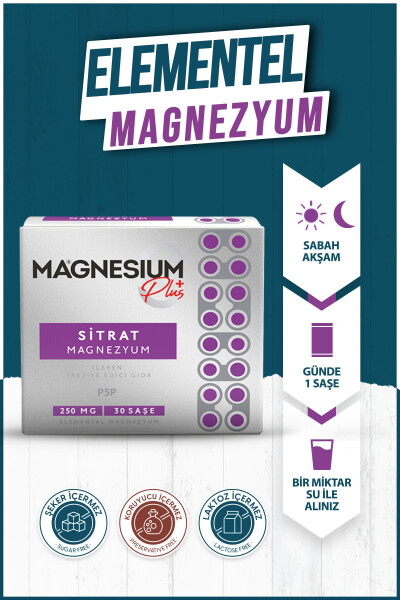 MAGNESIUM PLUS S (MAGNİY SİTRAT) & P5P - 9