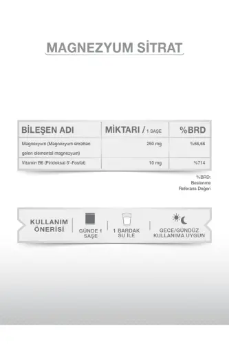 MAGNESIUM PLUS S (MAGNİY SİTRAT) & P5P - 5