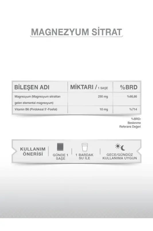 MAGNESIUM PLUS S (MAGNİY SİTRAT) & P5P - 5