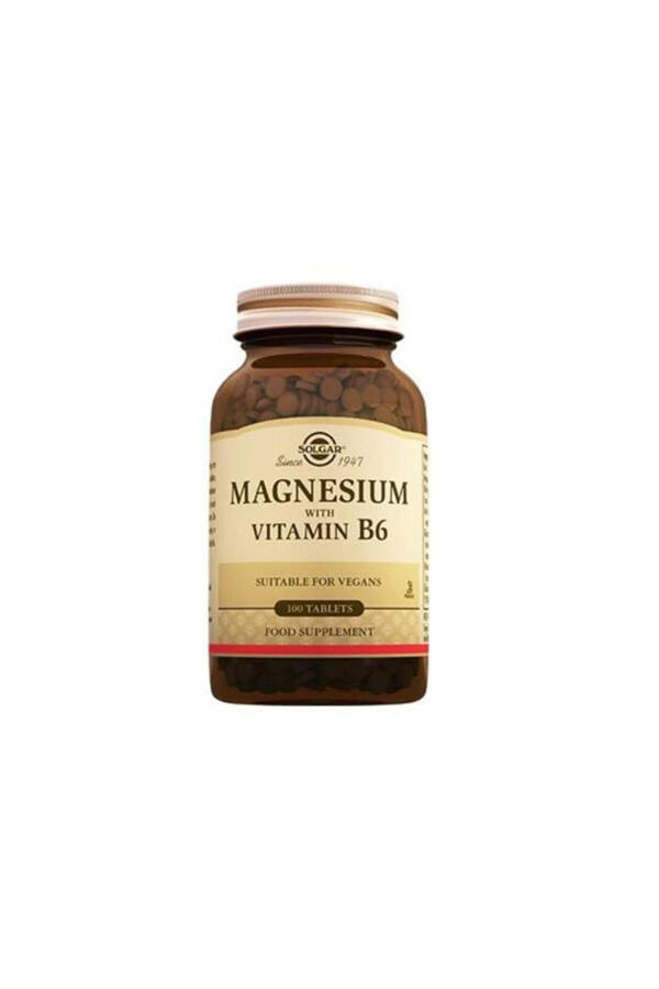 Magnesium With Vitamin B6 100 Tablets - 1