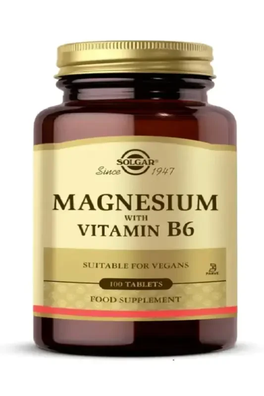 Magnesium With Vitamin B6 100 Tablets - 1