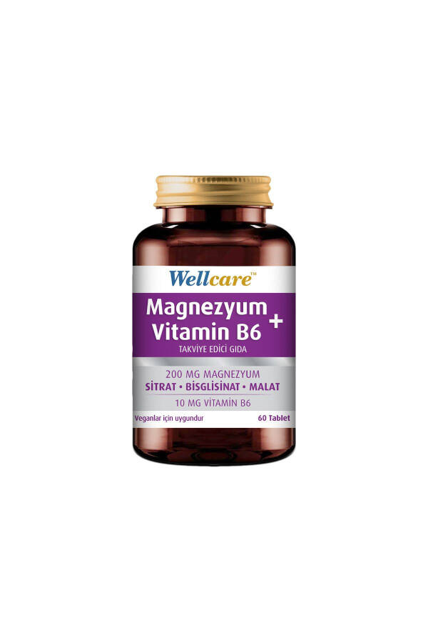 Magnesium+Vitamin B6 Dietary Supplement 30 Tablets - 4