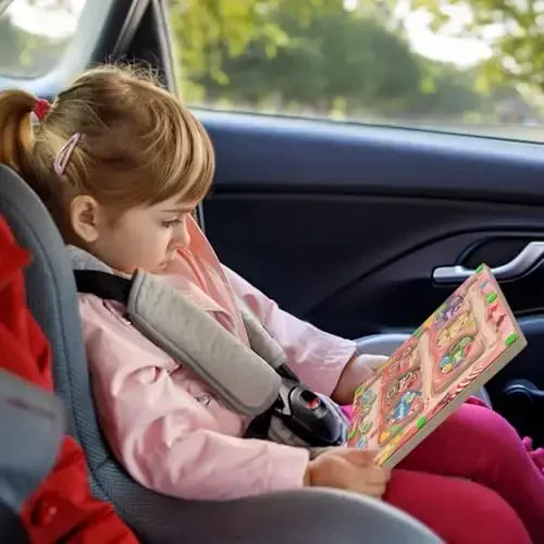 Magnetic Color & Shape Maze - Montessori Toys for 3 Years Old Girl Boy, Color and Shape Sorting Toy, Magnetic Activity Puzzle Board for Kids, Fine Motor Skill Game - 4