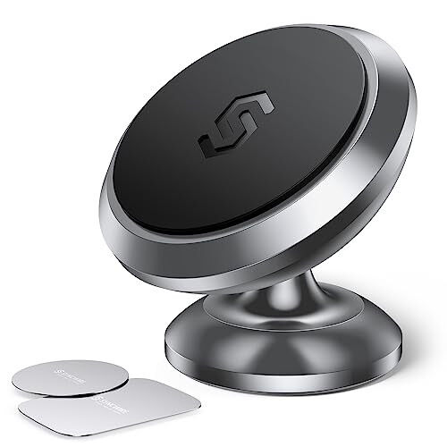 Magnetic Phone Car Mount, Syncwire Car Phone Holder, 360° Adjustable Magnet Cell Phone Mount - Gray - 1