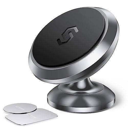 Magnetic Phone Car Mount, Syncwire Car Phone Holder, 360° Adjustable Magnet Cell Phone Mount - Gray - 1