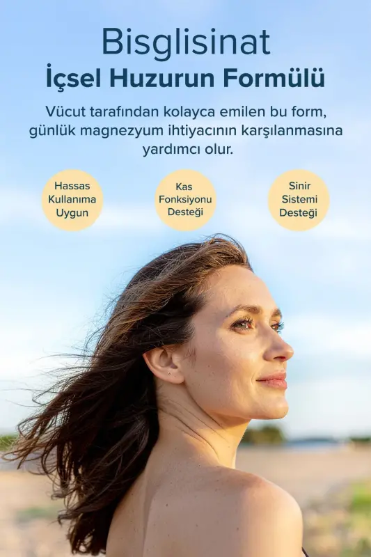 Magnezyum Kompleks + Vitamin B6 ( Taurat - Bisglisinat - Malat - Sitrat ) İçeren Takviye Edici Gıda - 6