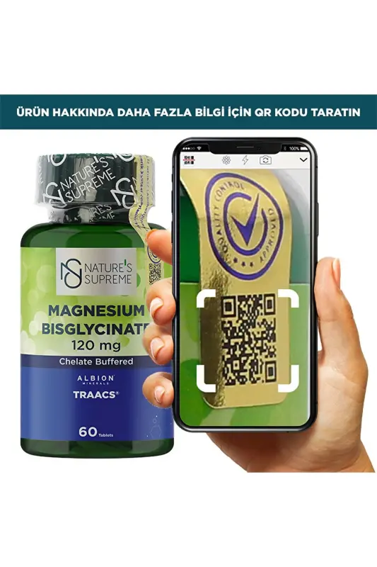 Magnesium Bisglycinate 120 Mg 60 Tablet - 4