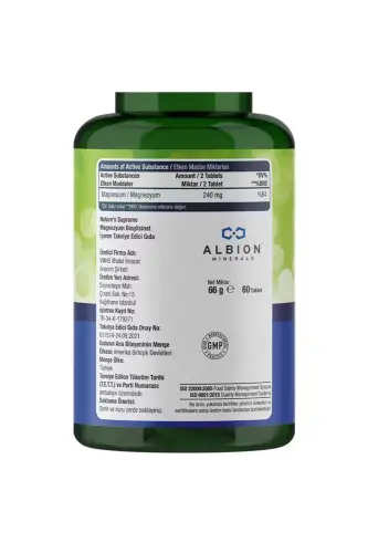 Magnesium Bisglycinate 120 Mg 60 Tablet - 5