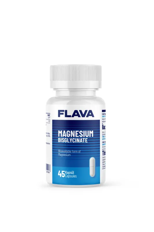 Magnesium Bisglycinate - 45 Kapsül - FLAVA