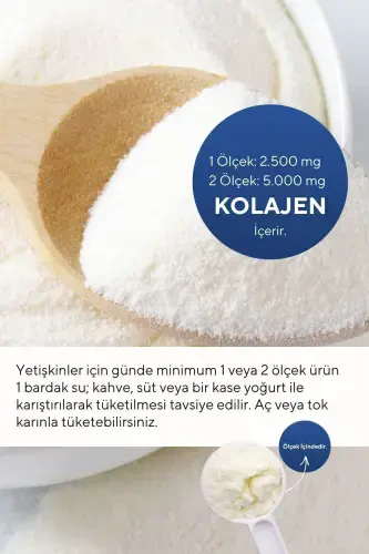 Kolajen Tip I–III & Magnezyum Bisglisinat,Sitrat,Malat Kompleksi +B6 Vitamini, Biotin, 18 Amino Asit - VITA CEEL (1)