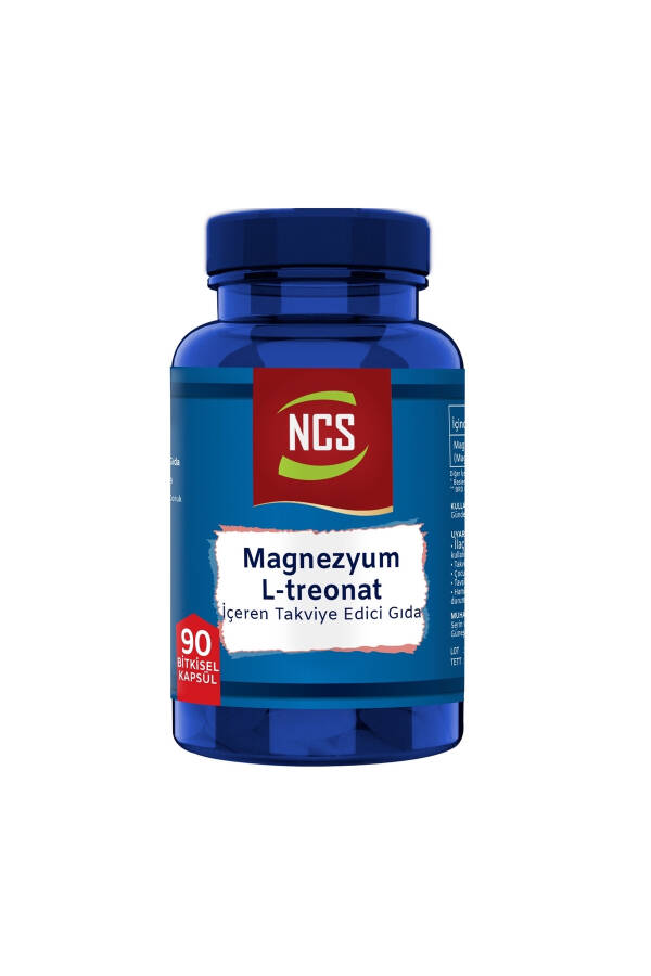 Magnezyum L-treonat 2000 Mg 90 Kapsül Vegan Formül - 1