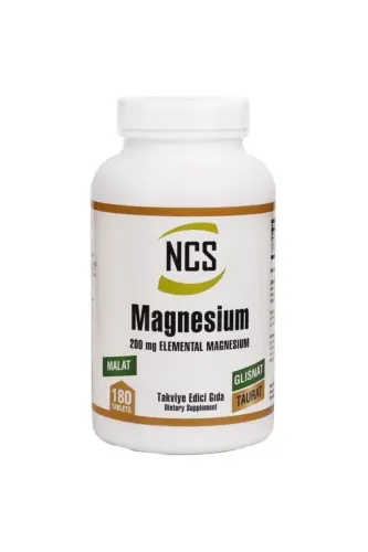 Magnesium (magnezyum) Malat Glisinat Taurat 180 Tablet X 2 Kutu - NCS (1)