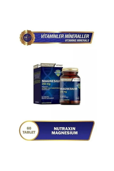 Magnezyum Sitrat 250 Mg Takviye Edici Gıda 60 Tablet - 9