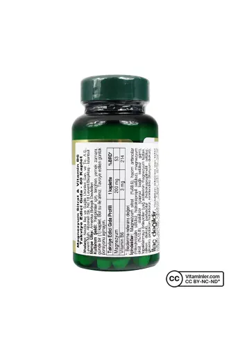 Magnesium Citrate Plus Vitamin B6 60 Tablet - NATURE'S BOUNTY (1)