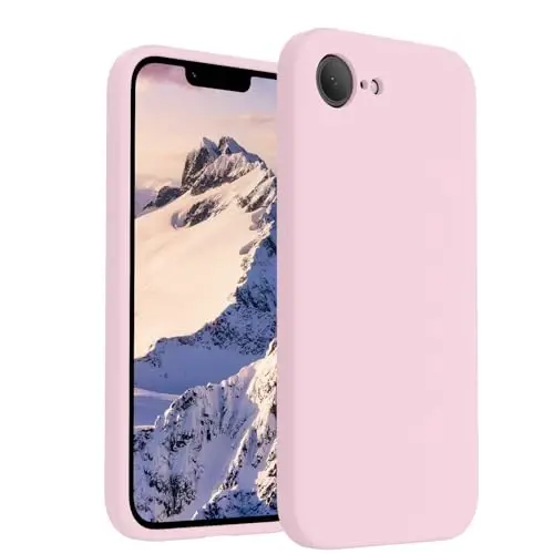 Магнитный чехол FireNova для iPhone 17e/iPhone 16e, совместимый с MagSafe, [Силиконовая защита камеры], чехол с подкладкой из микрофибры, 6.1