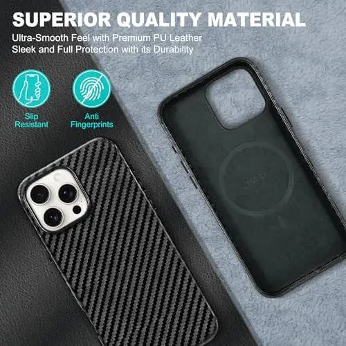 Магнитный чехол TUCCH для iPhone 16 Pro Max - 4