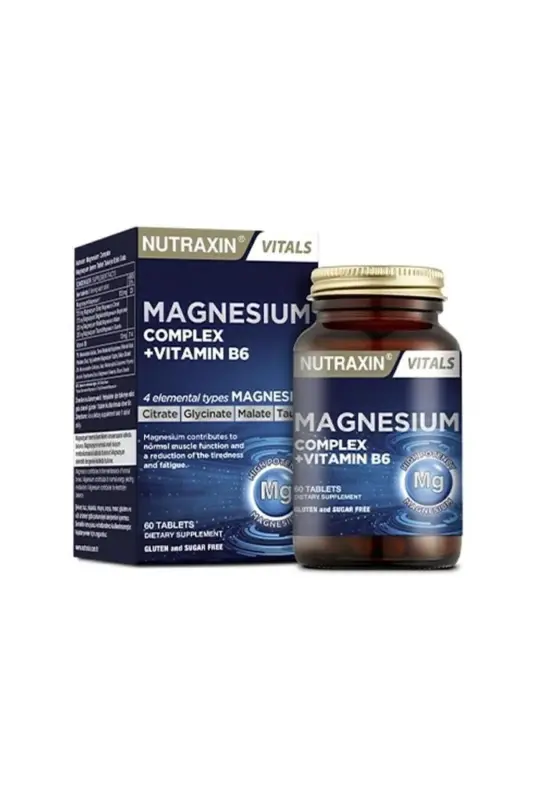 Magniy Kompleksi 60 Tabletka - NUTRAXIN