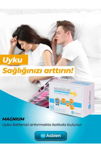 Magniy Kompleksi B6 60 tablet Magniy Bisglitsinat, Sitrat, Malat, Taurat, B6 Asbien - MAGNIUM (1)