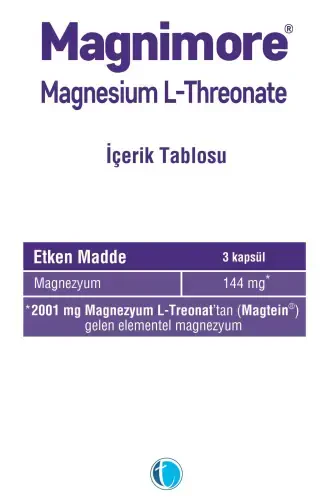 Magniy L-treonat 90 Kapsula - MAGNIMORE (1)