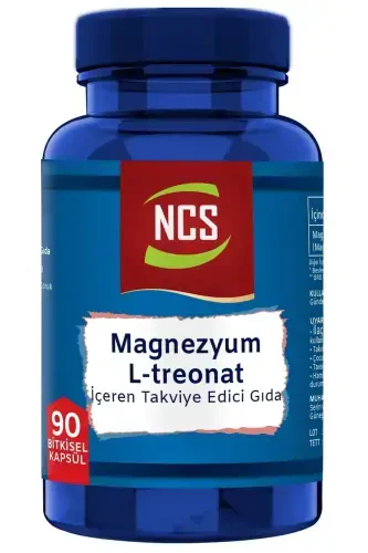 Magniy Magniy L-treonat Vegeterian 90 O'simlik Kapsulalar - 1