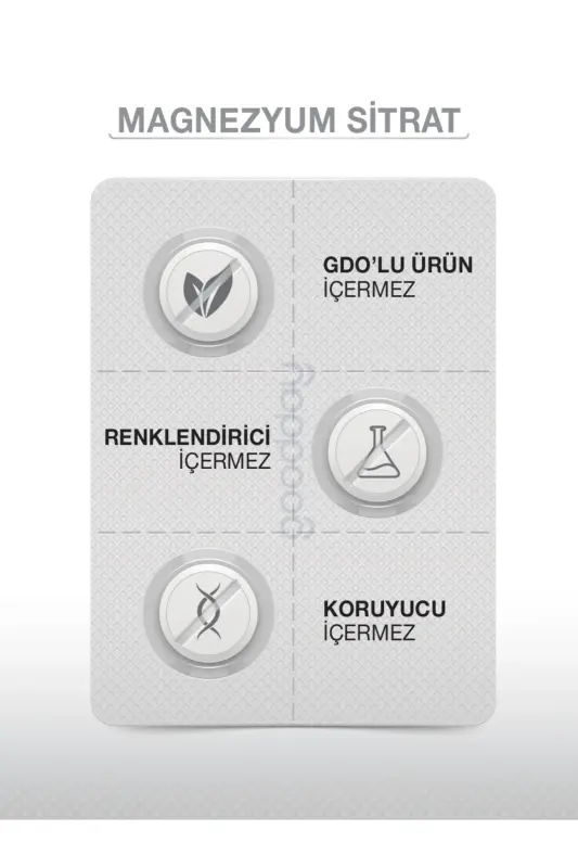 Magniy Plus S (MAGNIY SITRAT) & P5p 30 Tabletka - 5
