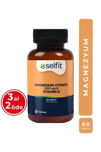Magniy Sitrat 200 Mg & D vitamini 60 Tablet - 1