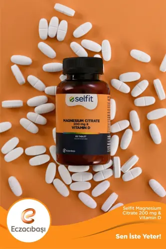 Magniy Sitrat 200 Mg & D vitamini 60 Tablet - 6