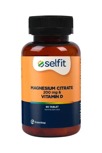Magniy Sitrat 200 Mg & D vitamini 60 Tablet - 1