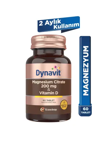 Magniy Sitrati 200 Mg D Vitamini / 60 Tabletka - 8