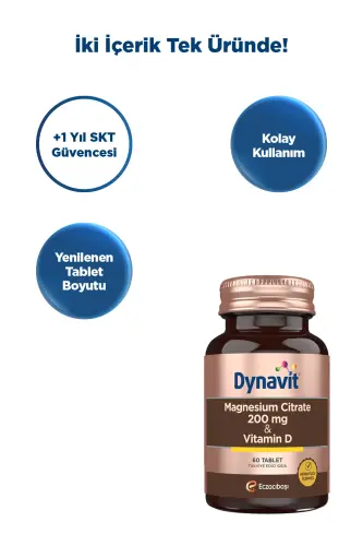 Magniy Sitrati 200 Mg D Vitamini / 60 Tabletka - 7