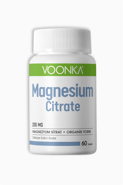 Magniy Sitrati 200mg 60 Tablet - VOONKA