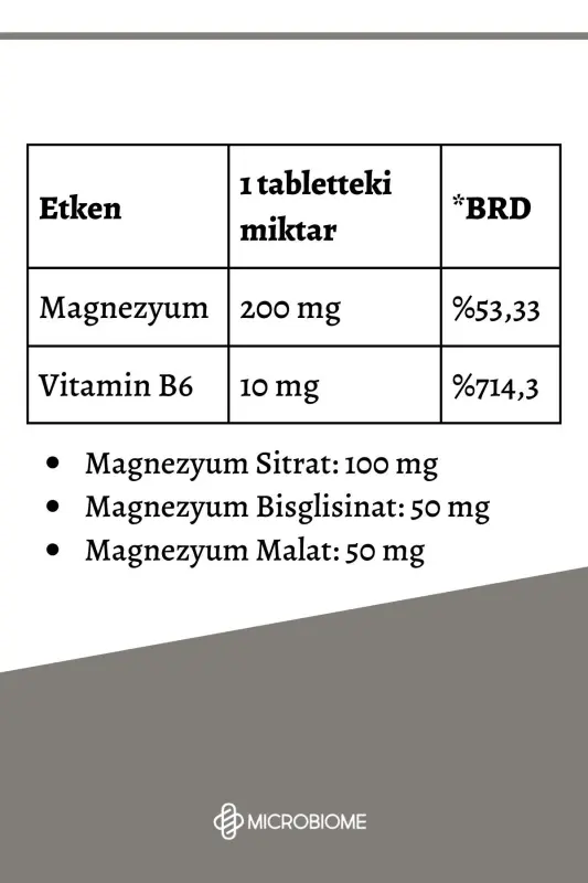 Magniy Va Vitamin B6 30 Tabletka - 3