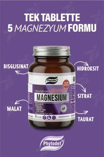 Magniy Vitamin B6 D3 - 175mg Magniy/ Tablet 30 Tablet (MAGNESIUM) - 4