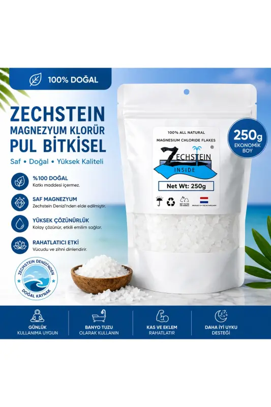 Magniy Xlorid Parchalari Tabiiy Magniy Xlorid 250 Gr - 1