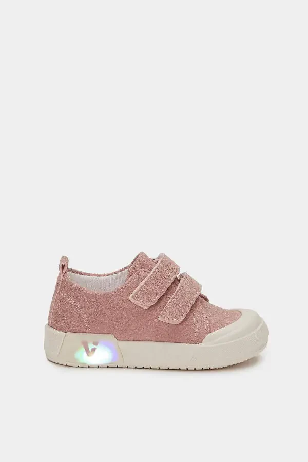 Mago Lighted Model Girl Baby and Child Quality Sports Shoes - Powder Pink Sneaker - 2
