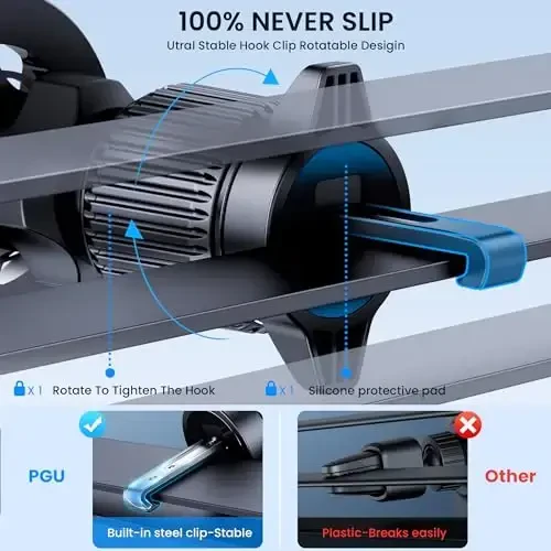 MagSafe Car Mount uchun PGU, [Eng kuchli magnitlar][Cheksiz burchaklar] iPhone 12/13/14 Pro Max Mini MagSafe g'ilofi uchun magnitli telefon ushlagichi, avtomobil shamollatgichiga telefon o'rnatgichi, barcha telefonlar - 6