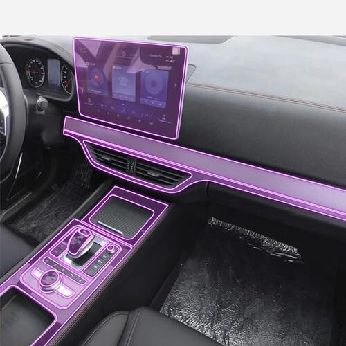 MaikOn Car Dashboard Piano Board Shift Center Console Interior Protective Film, For BYD HAN 2020-2023 Accessories - 2