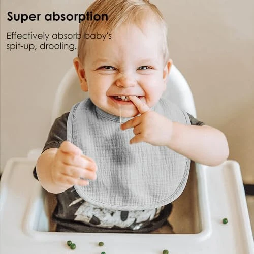 MairMore 8 штук Детские Муслиновые Слюнявчики 100% Хлопковые Слюнявчики для Мальчиков и Девочек, Мягкий и Впитывающий Набор Слюнявчиков для Кормления и Слюнотечения - 12