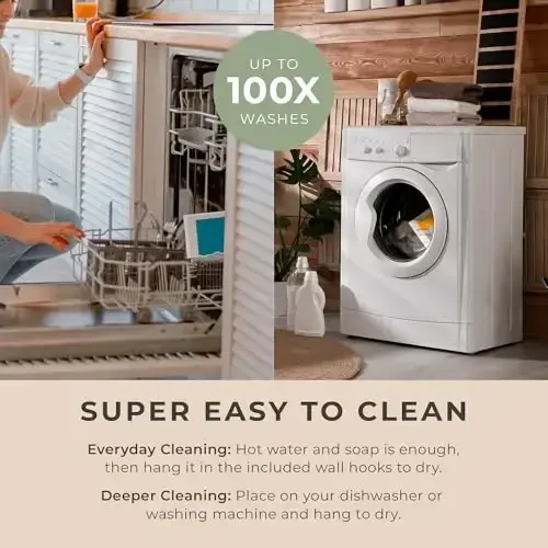 MaisoNovo Swedish Dishcloths- Reusable Paper Towels - Swedish Dishcloths for Kitchen Abstract Pack of 4 - Reusable Paper Towels Washable Kitchen Cleaning Cloths - 4