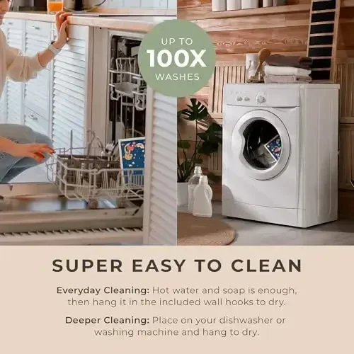 MaisoNovo oshxona uchun Shved sochiqlari | Qayta ishlatiladigan qog'oz sochiqlar ilgakli | Qayta ishlatiladigan qog'oz sochiqlar yuviladigan | Shved sochiq Qayta ishlatiladigan qog'oz sochiq | Kyoto Fish - 2 dona - 4