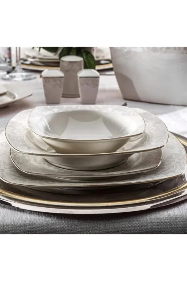 Majestic Dinner Set -60 Pcs.-gold - 11