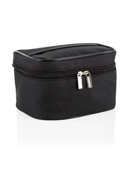 Makeup Bag Cosmetic Makeup Box --BLACK - 2