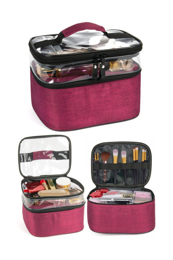 Makeup Bag Makeup Case Transparent Bag Professional Travel Set Modern Design 431550 - 1